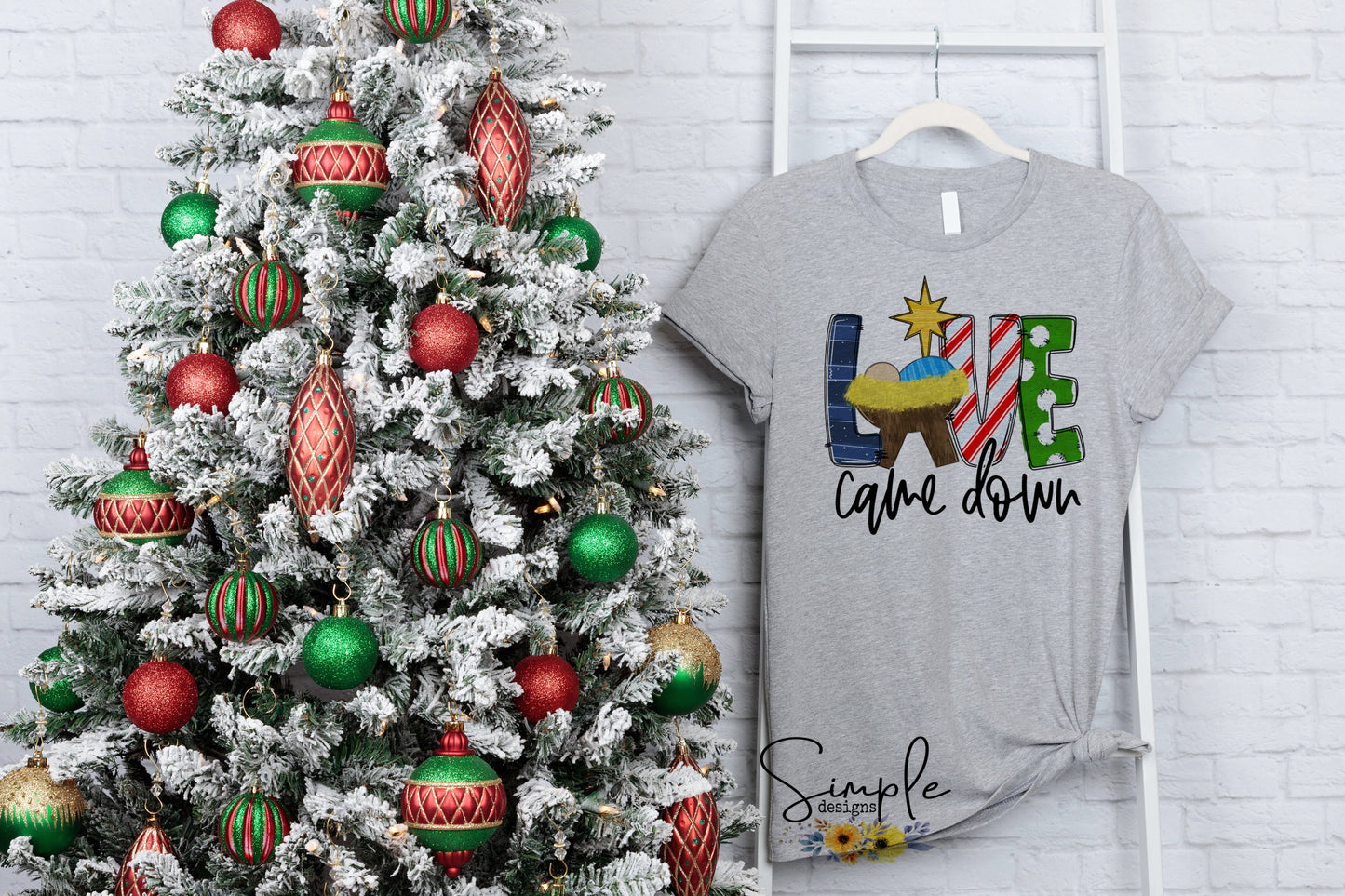 Love Came Down Sublimation Heat Transfer Sheets