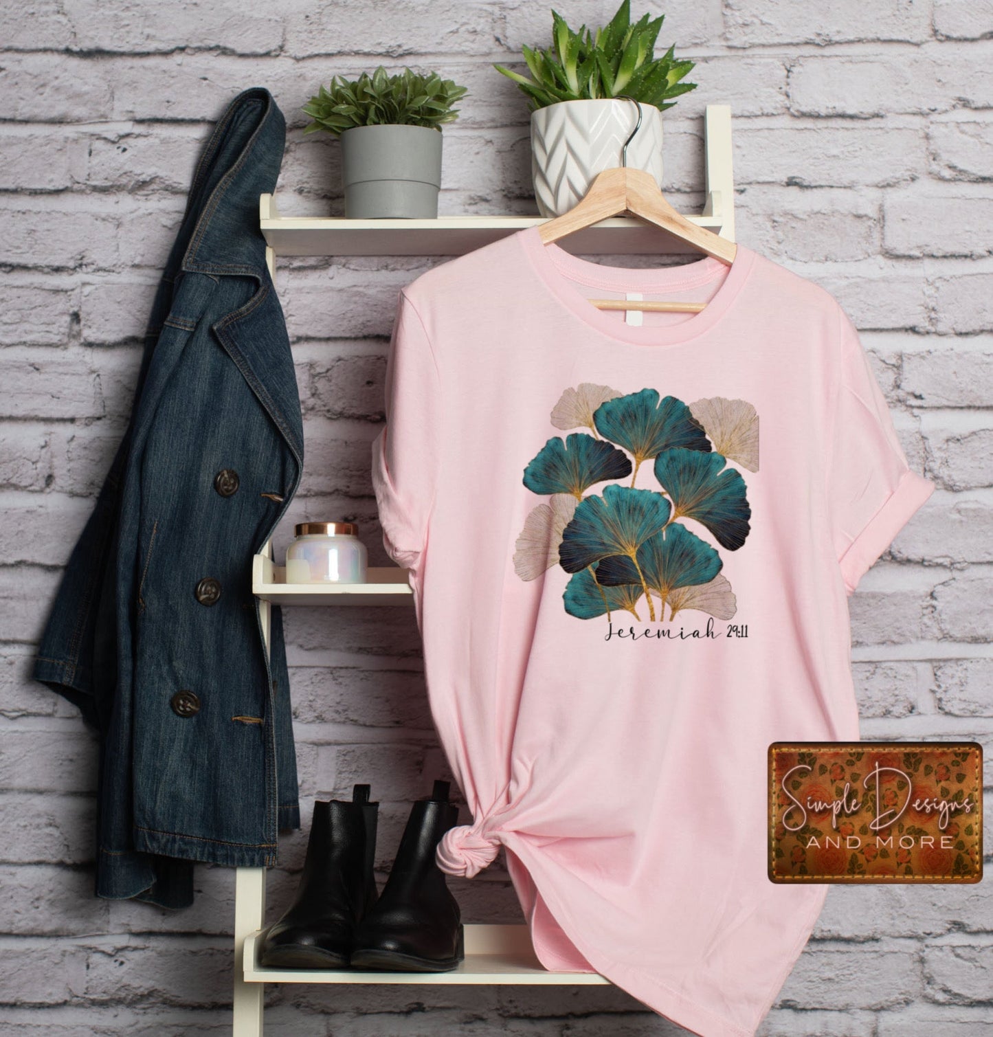 Jeremiah 29:11 Floral Sublimation Heat Transfer Sheet