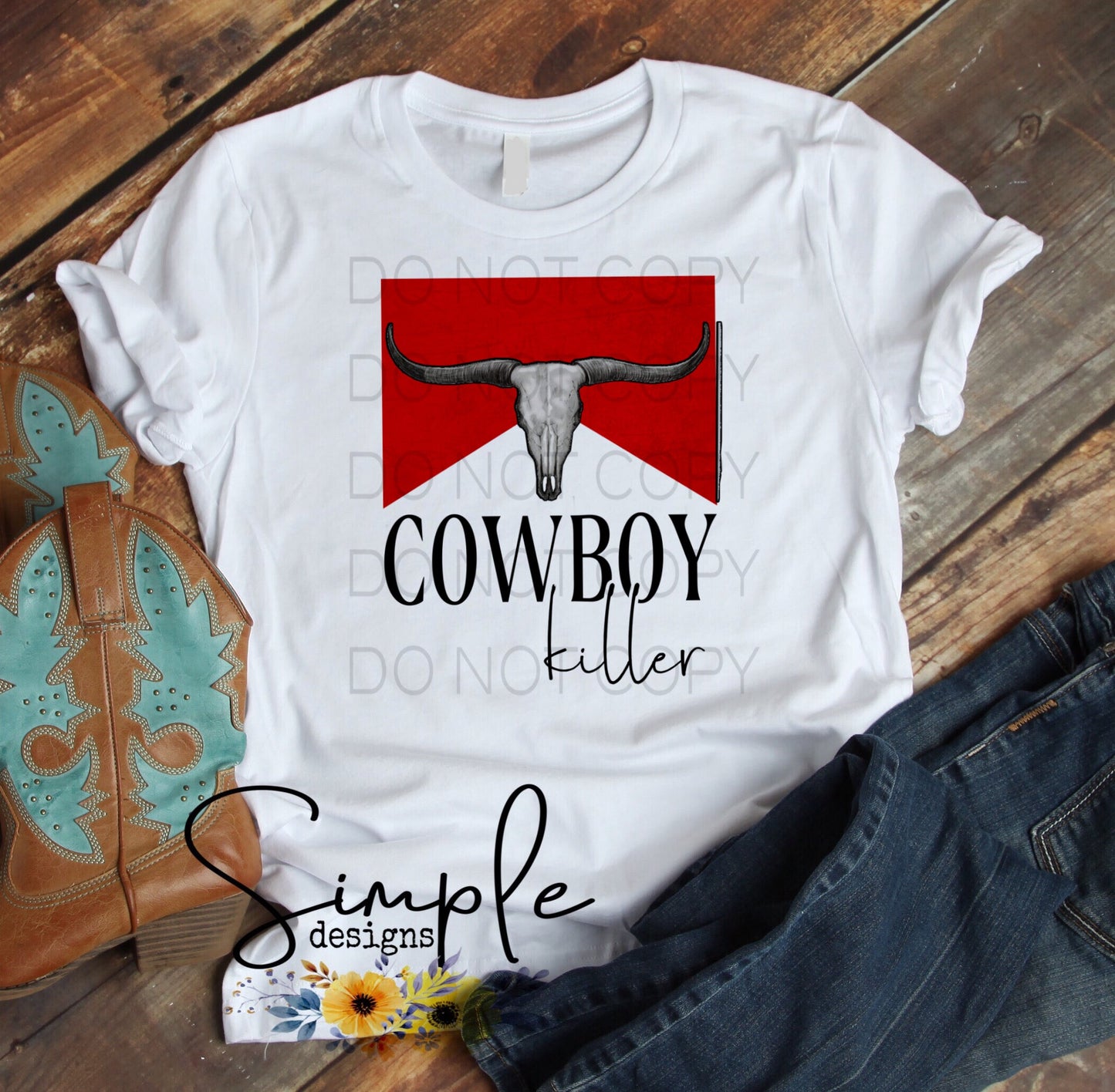 Cowboy Killer Sublimation Heat Transfer Sheets