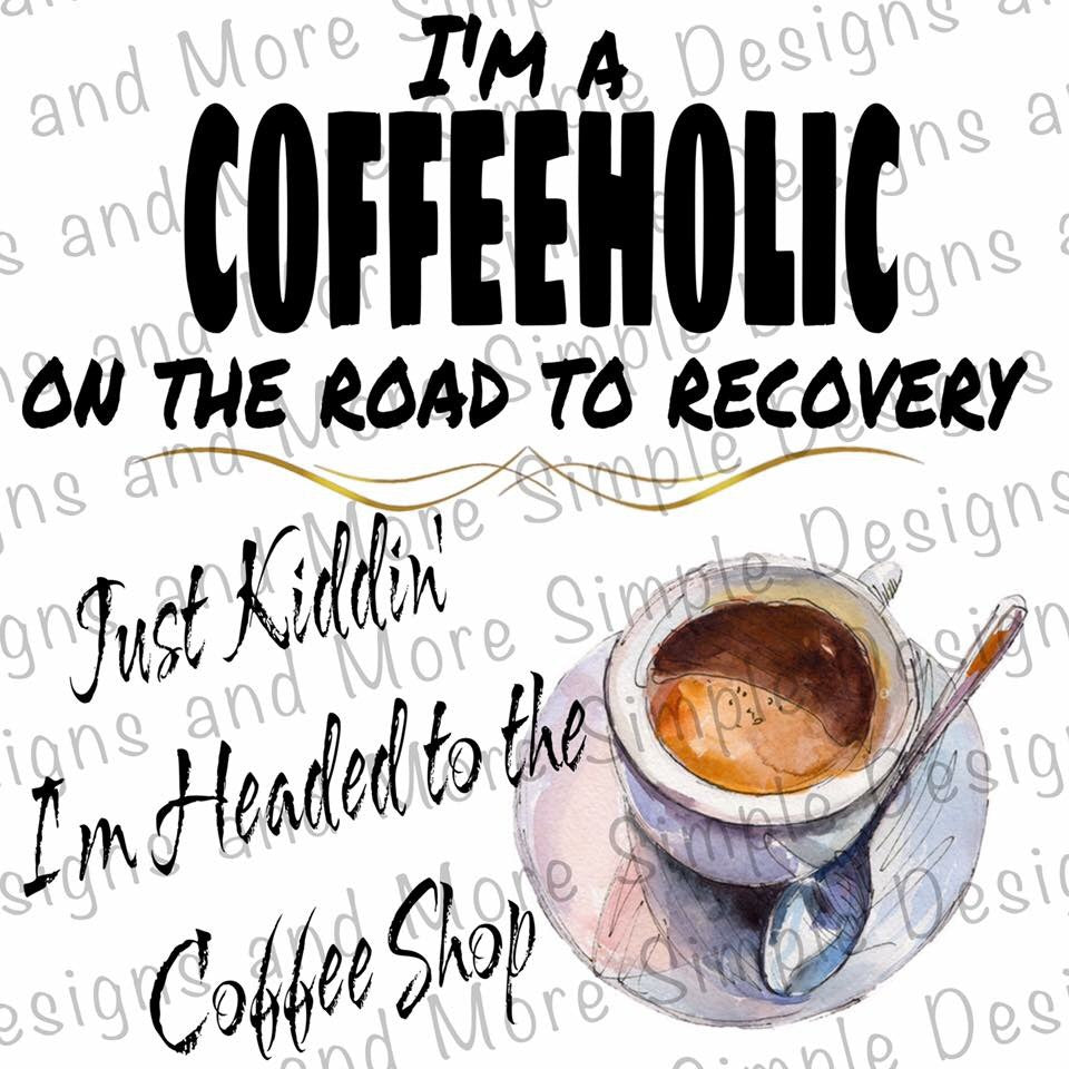 Coffeeholic Sublimation Heat Transfer Sheets