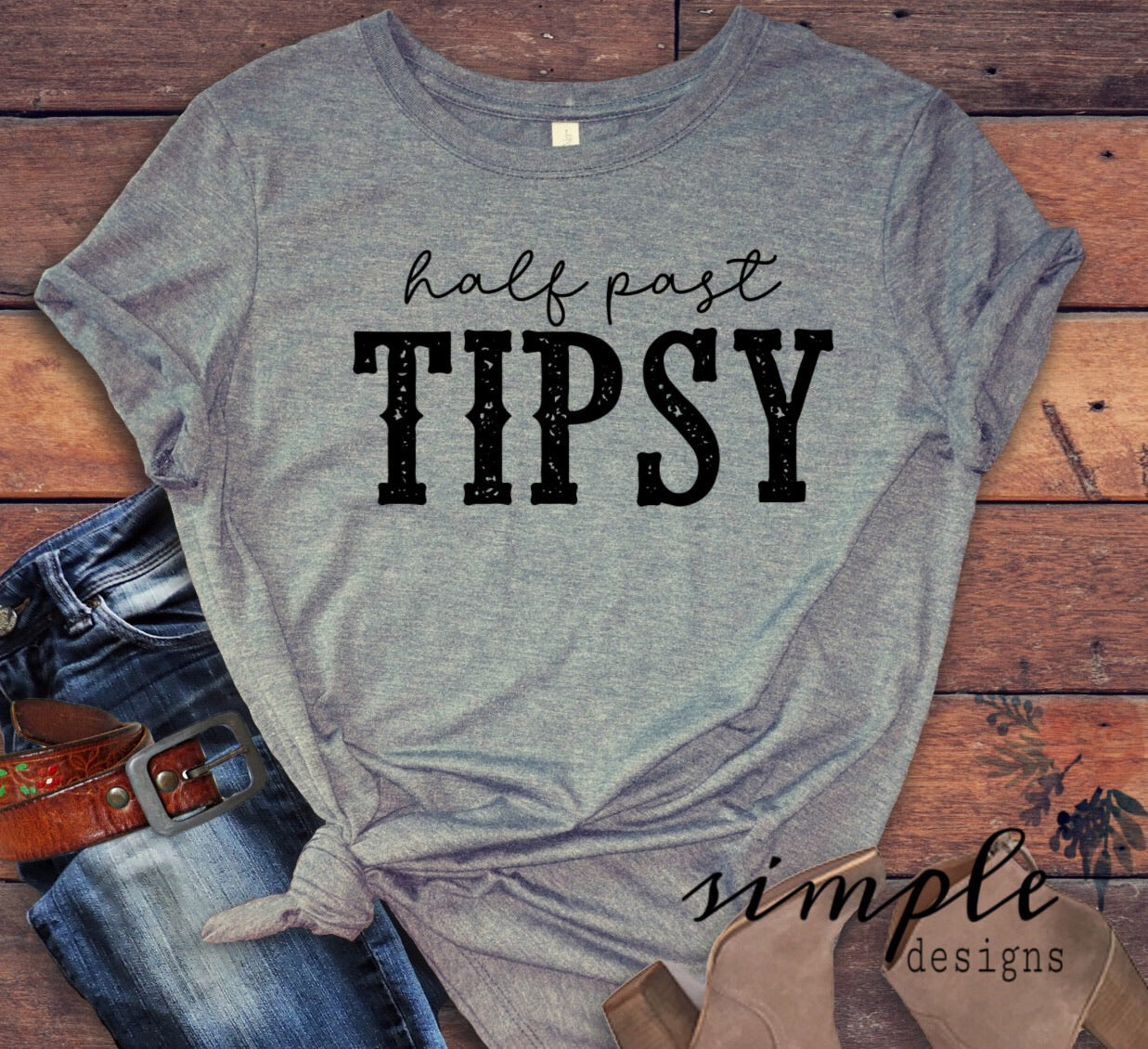 Half Past Tipsy Sublimation Heat Transfer Sheet