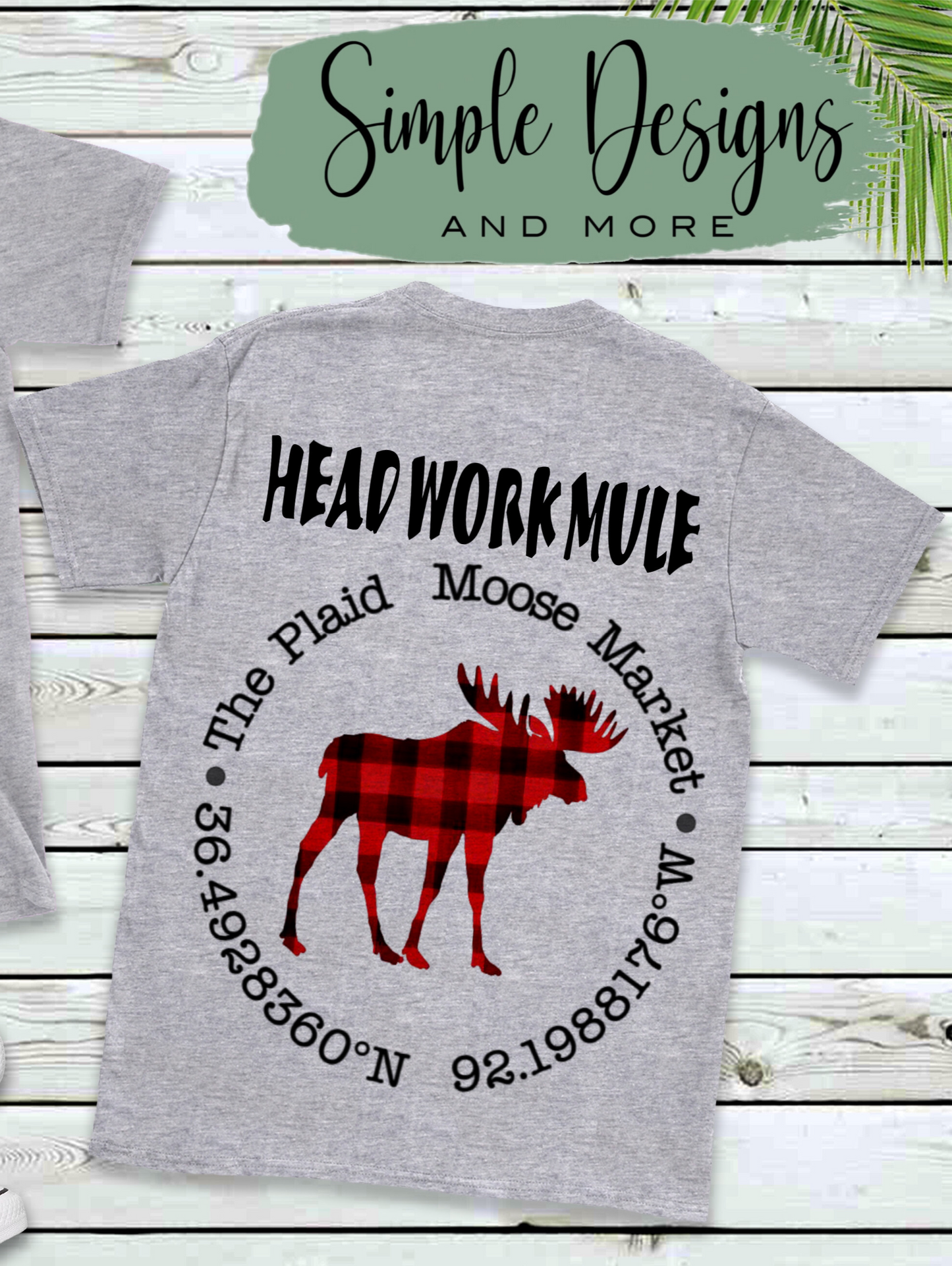 Plaid Moose Custom Sublimation Heat Transfer Sheet