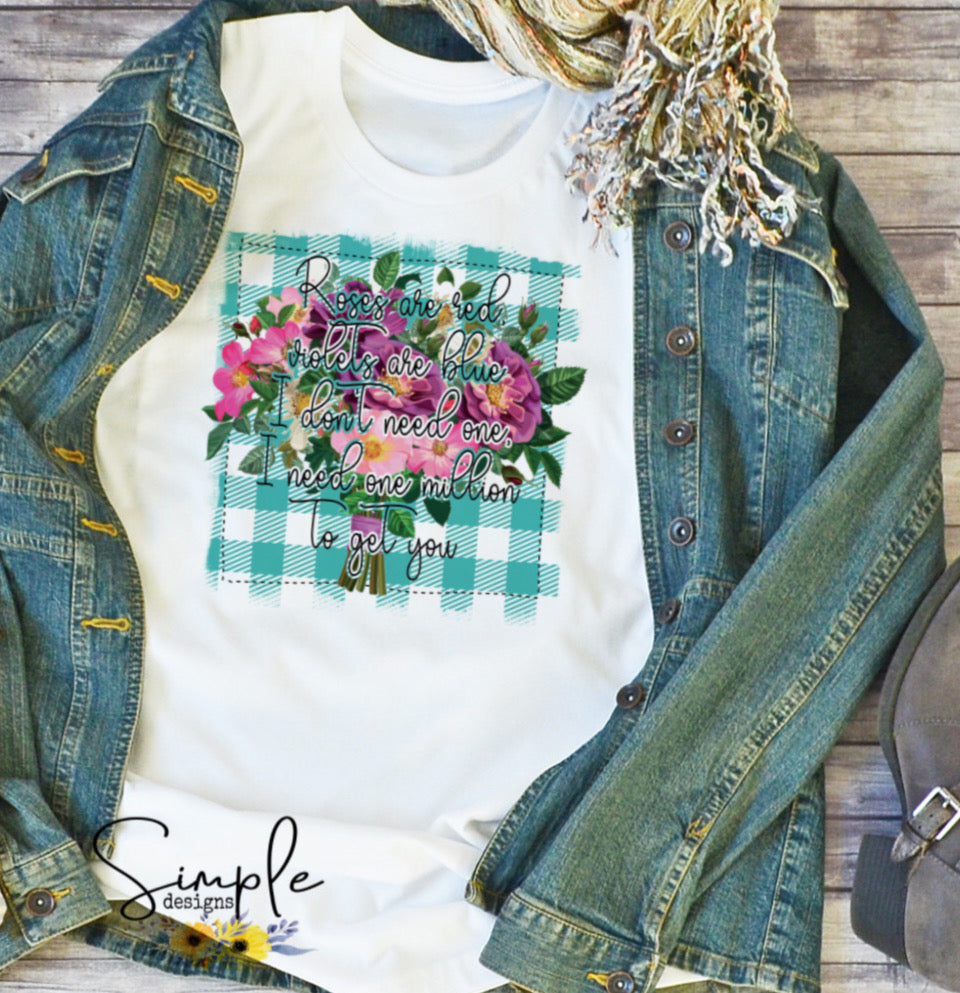 FLOWER SHOPS Plaid Frame Sublimation Heat Transfer Sheets