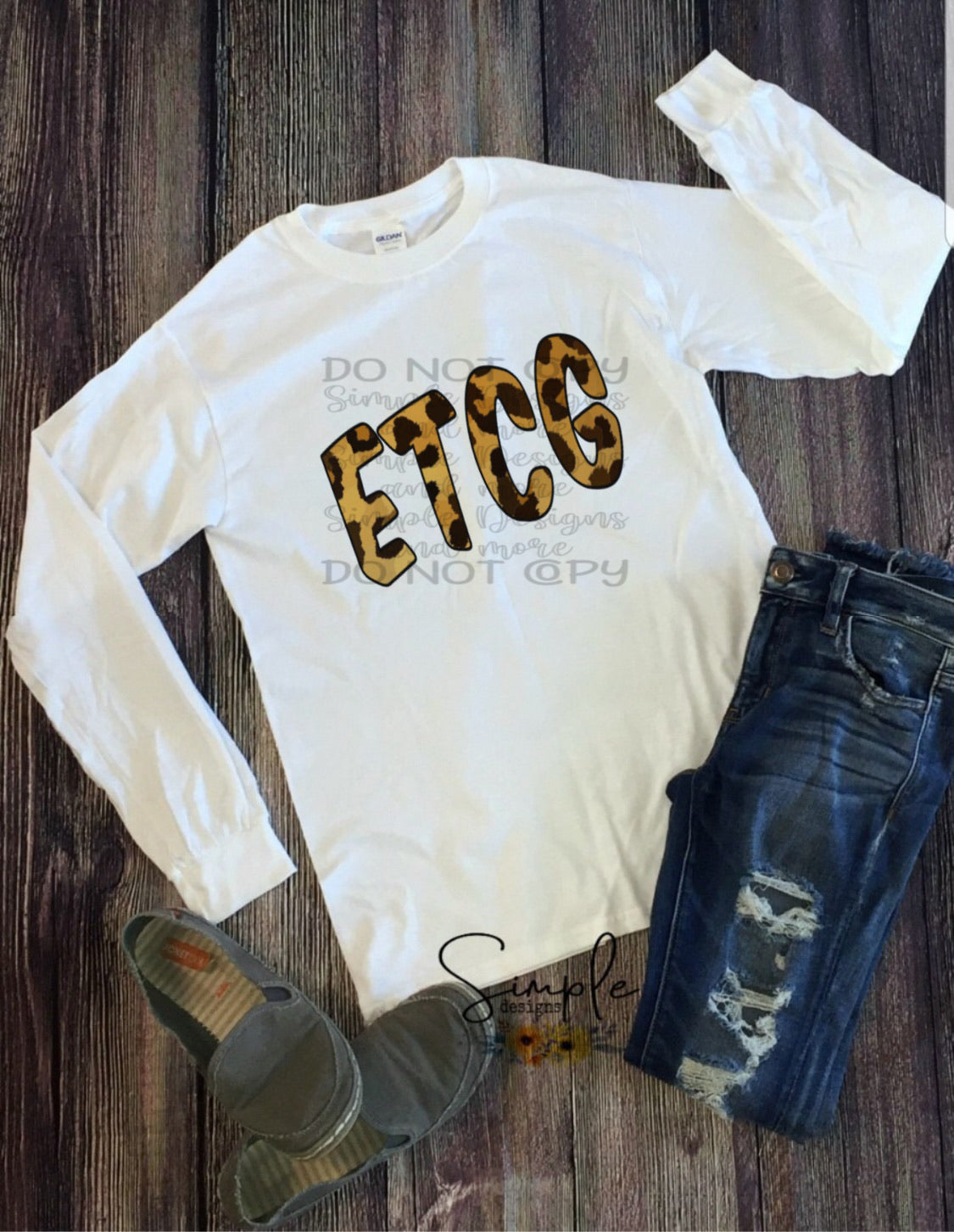 ECTG Leopard Sublimation Heat Transfer Sheet