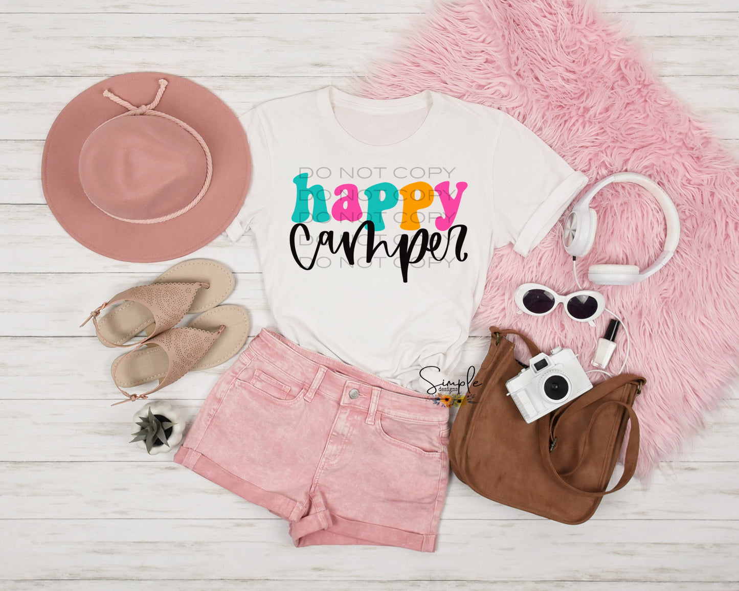 Happy Camper Sublimation Heat Transfer Sheets