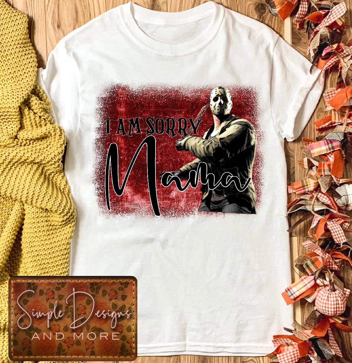 I Am Sorry Mama Sublimation Heat Transfer Sheets