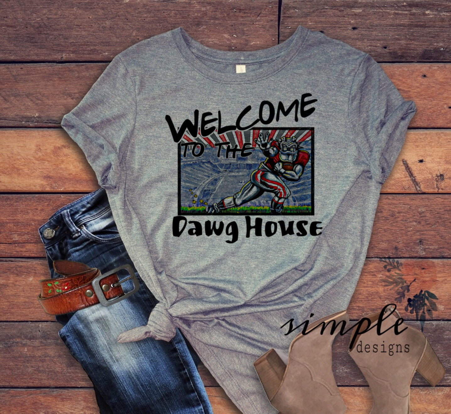 Welcome to the Dawg House GA BULLDOGS Sublimation Heat Transfer Sheets