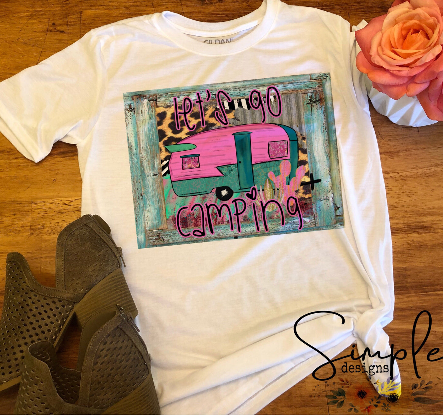 Let’s Go Camping Sublimation Heat Transfer Sheets