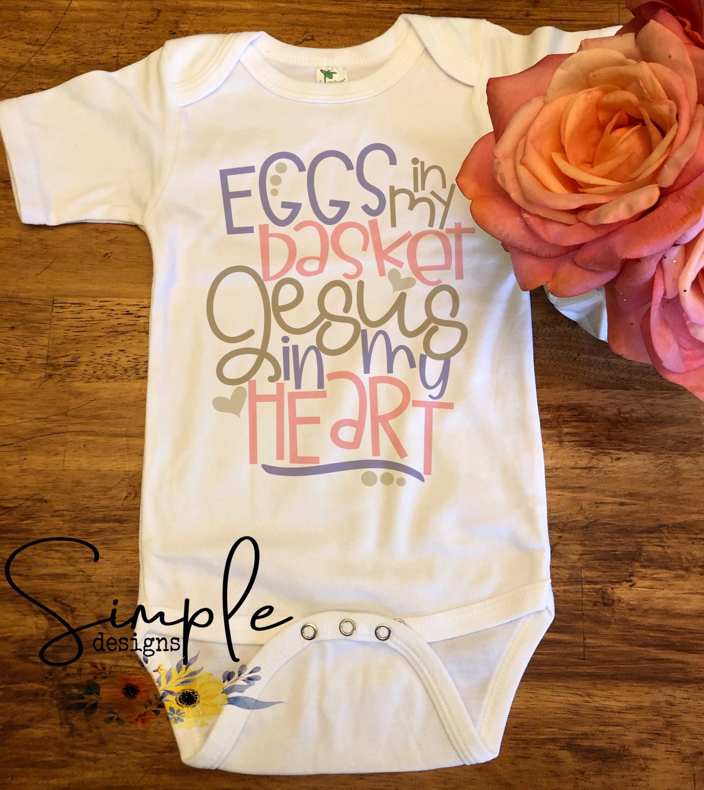 Eggs in My Basket Jesus in My Heart Sublimation Heat Transfer Sheet