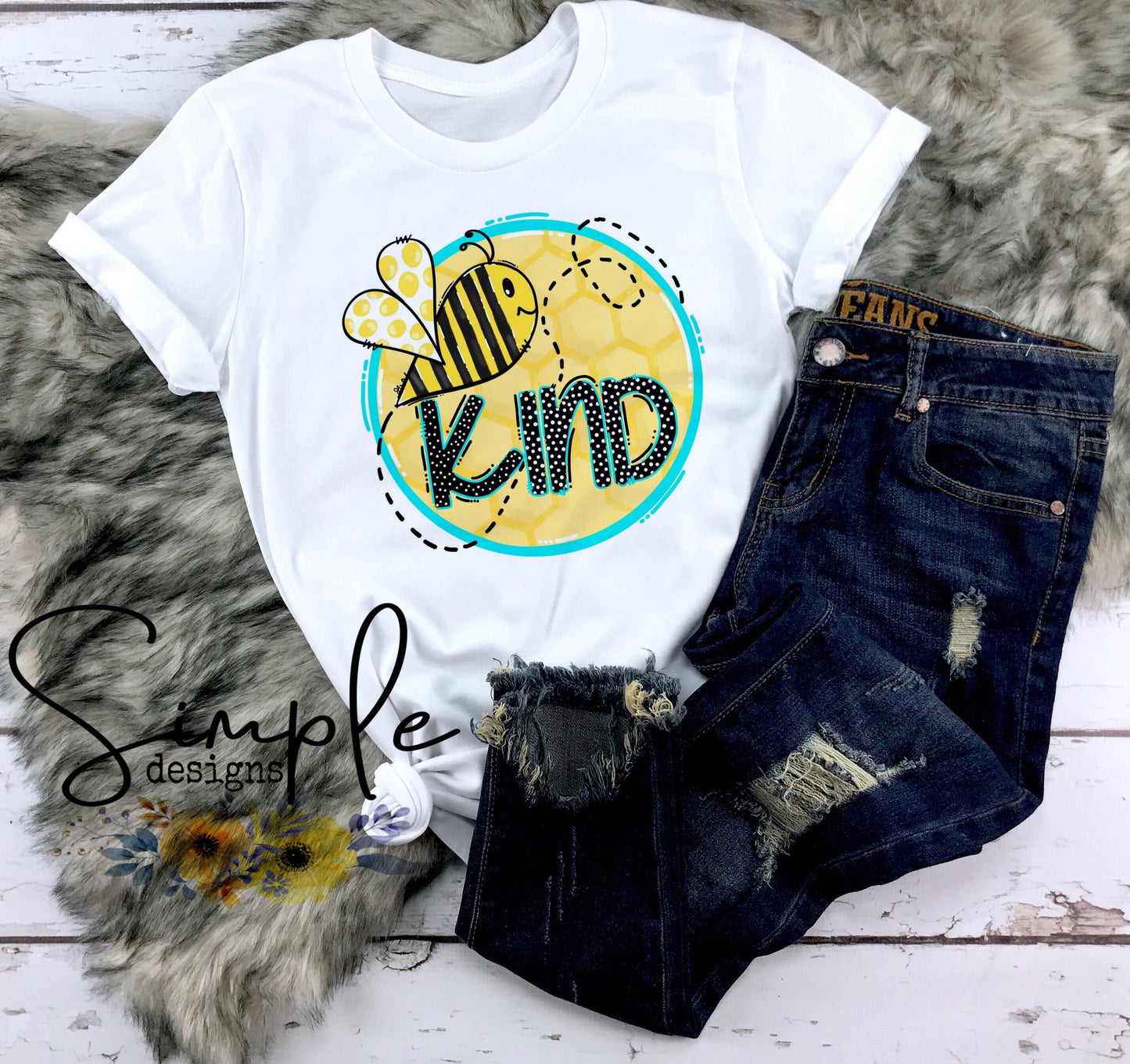 Bee Kind Sublimation Heat Transfer Sheet