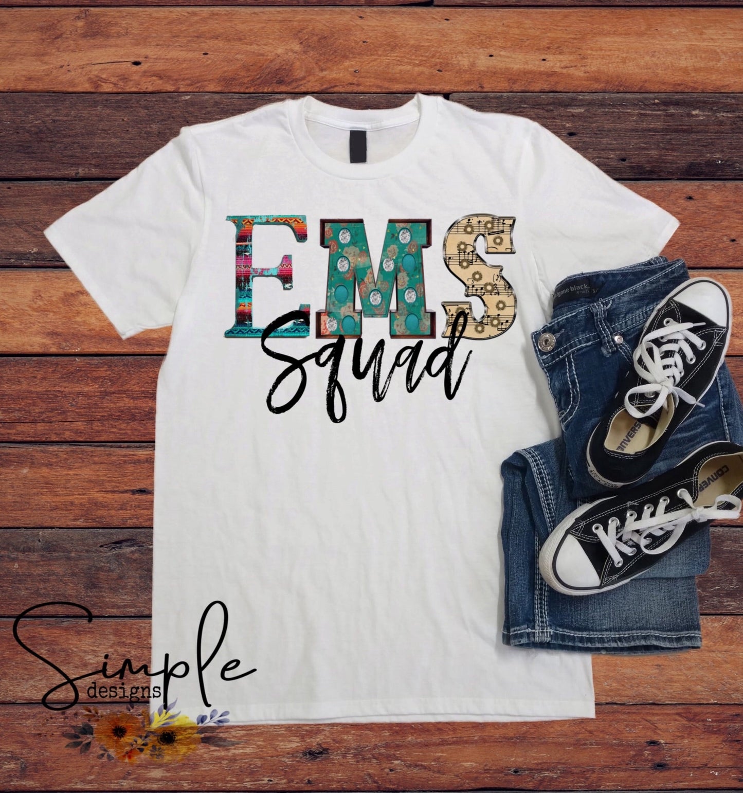 EMS Squad Sublimation Heat Transfer Sheets