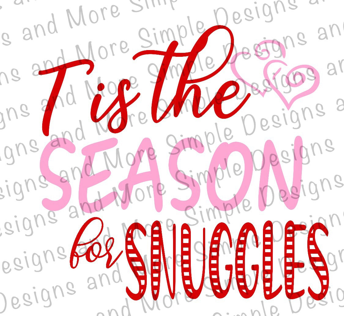 Tis the Season for Snuggles Valentine’s Day Sublimation Heat Transfer Sheets