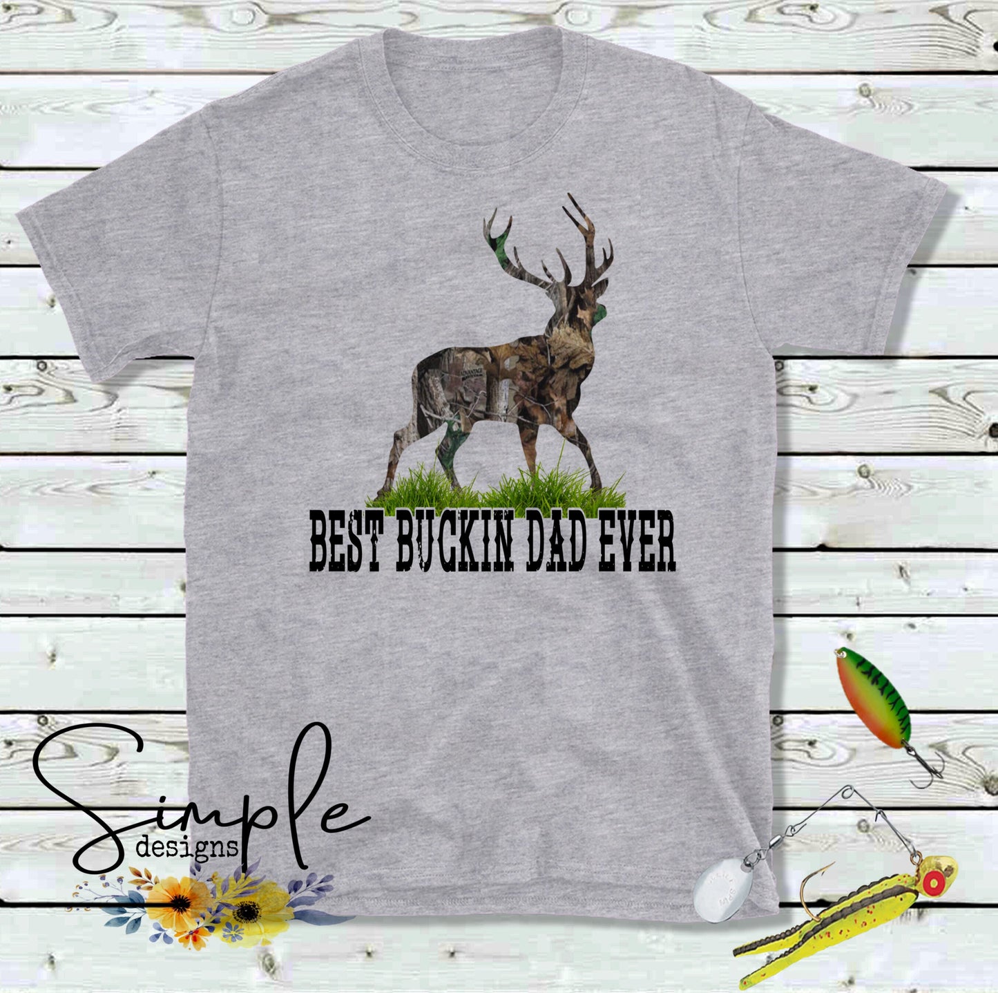 Best Buckin Dad Ever Sublimation Heat Transfer Sheet