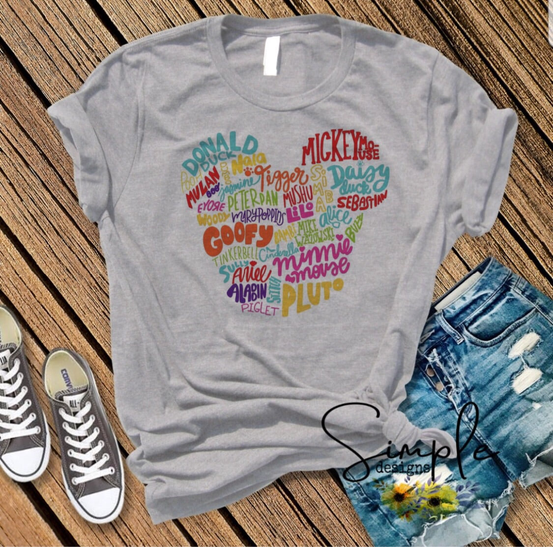 Characters Sublimation Heat Transfer Sheet