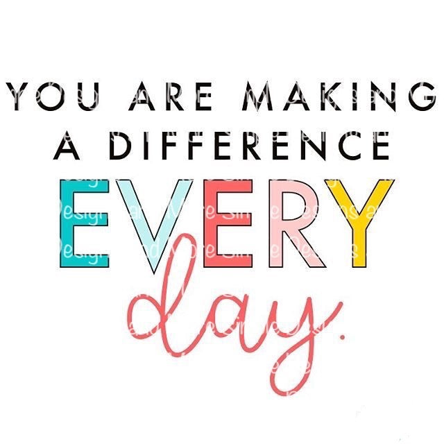 You Make a Difference Every Day Teachers, Nurses, Sublimation Heat Transfer Sheet