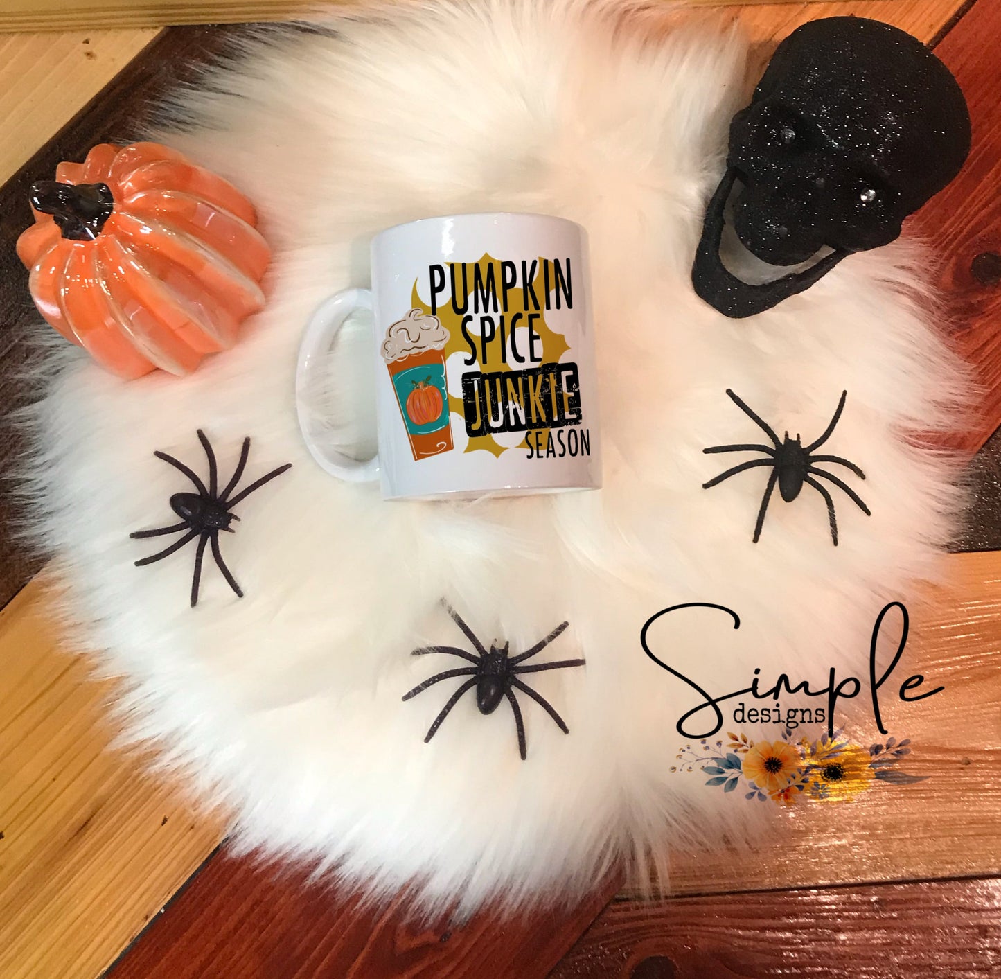 Pumpkin Spice Junkie Season Sublimation Heat Transfer Sheet