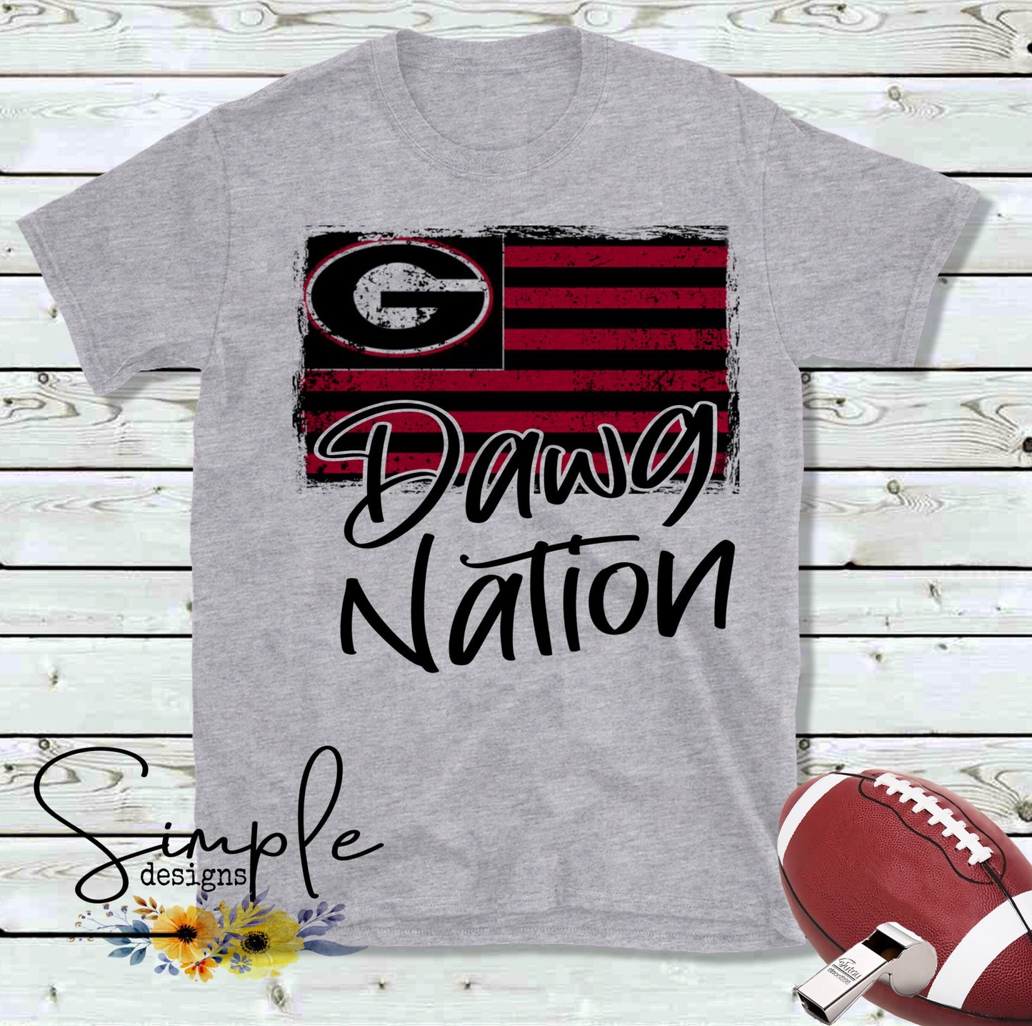 Dawg Nation GA BULLDOGS Sublimation Heat Transfer Sheets
