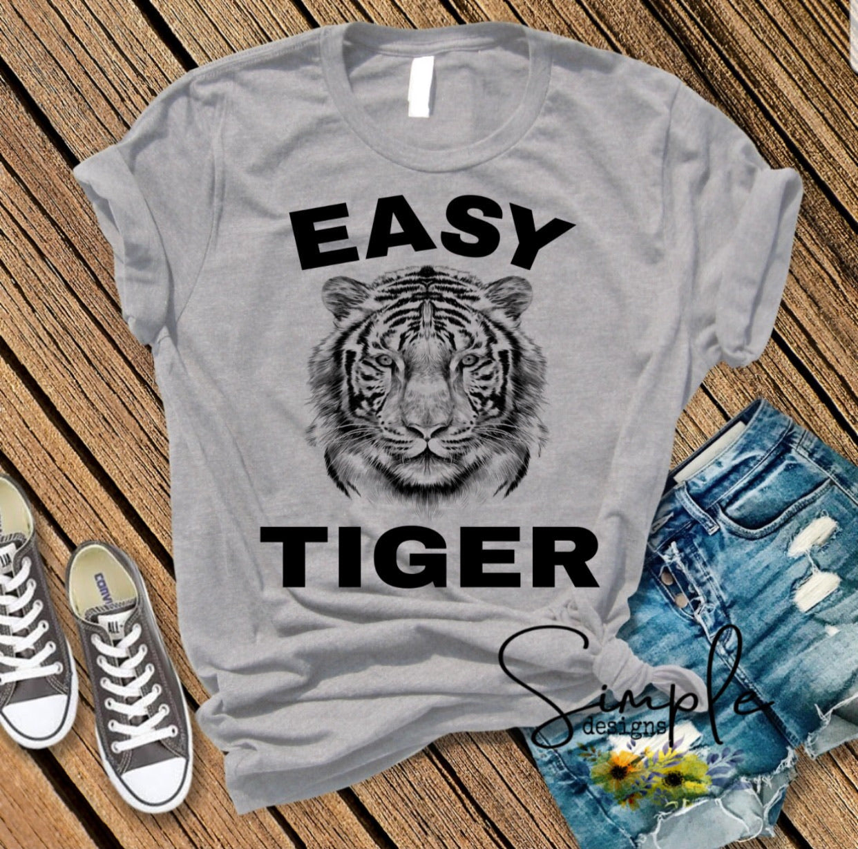 Easy Tiger Tiger King Sublimation Heat Transfer Sheets
