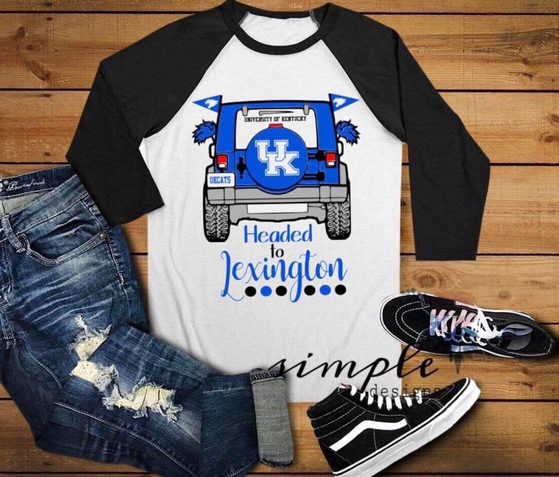 KY Headed to Lexington Sublimation Heat Transfer Sheet
