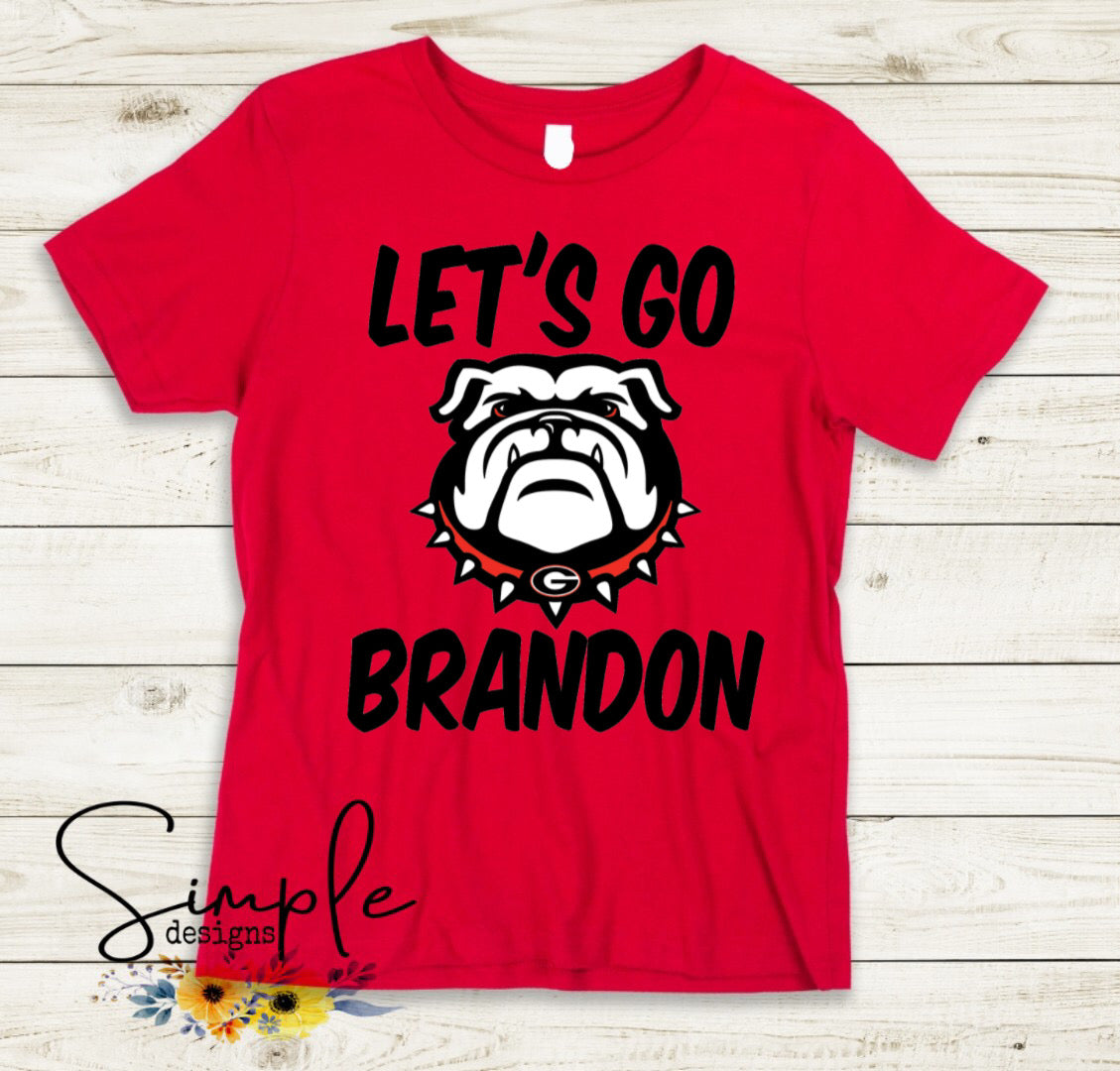Let’s Go Brandon GA DAWG HTV Transfer