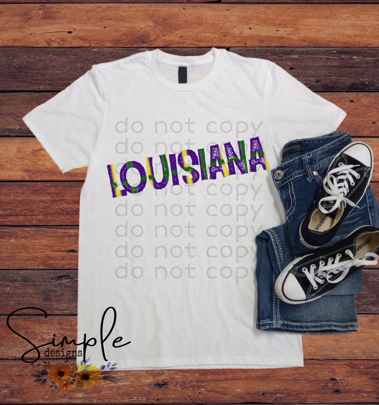 Louisana, NOLA, Louisana Sublimation Heat Transfer Sheets