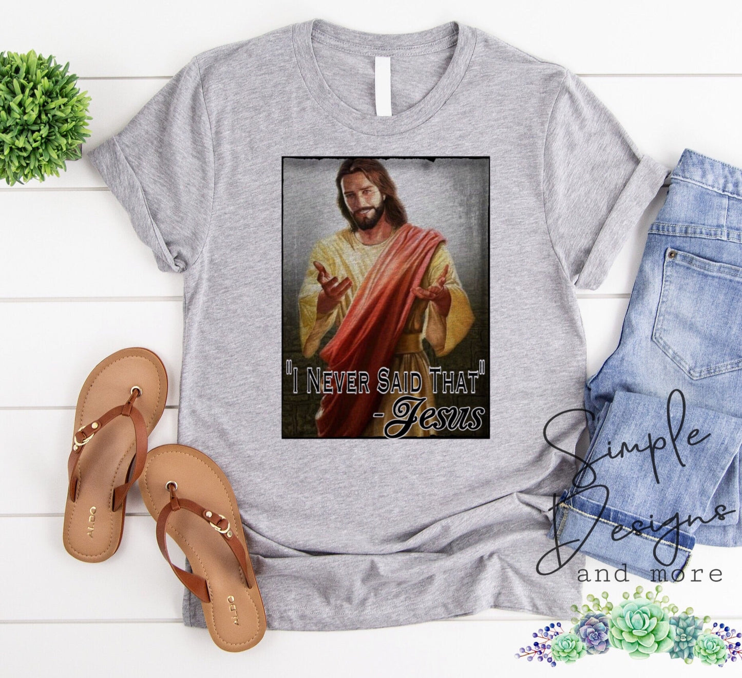 I Never Said That -Jesus Sublimation Heat Transfer Sheet