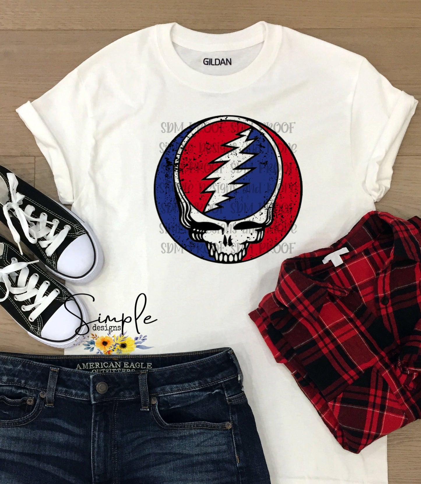 Grateful Dead Sublimation Heat Transfer Sheets
