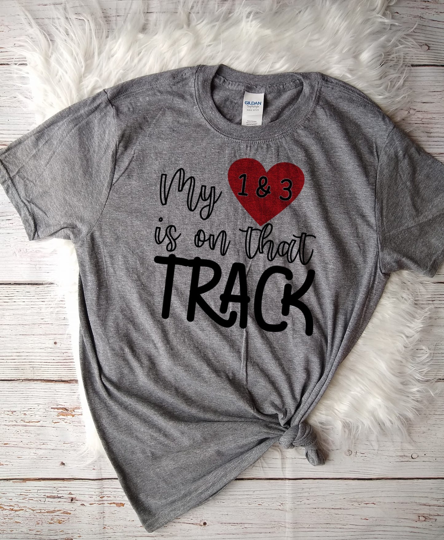 My Heart is on That Track Sublimation Heat Transfer Sheets