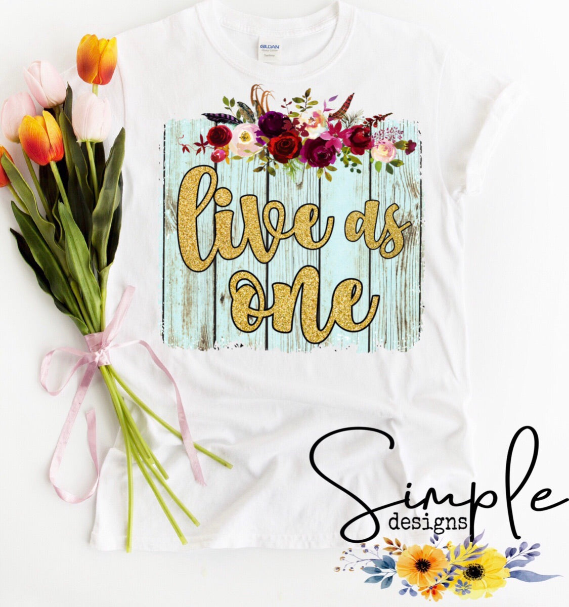 Live as One Sublimation Heat Transfer Sheet