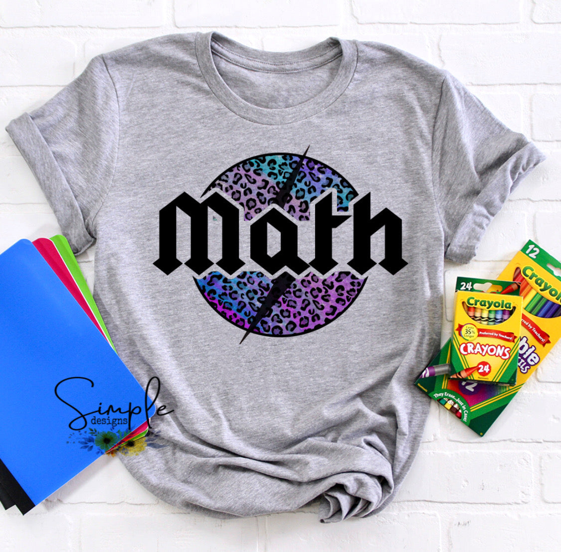 Math Custom Back to School Sublimation Heat Transfer Sheets