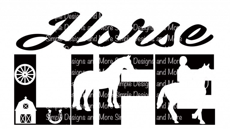 Horse Life Sublimation Heat Transfer Sheets
