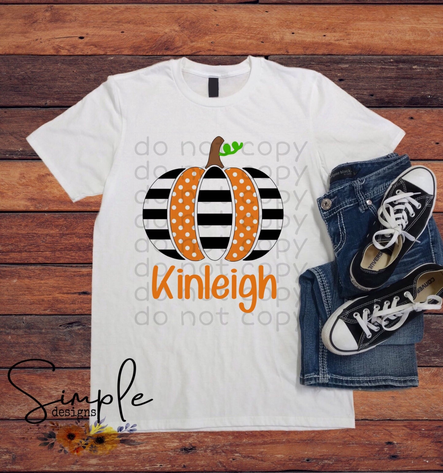 Polka Dot Pumpkin Sublimation Heat Transfer Sheets