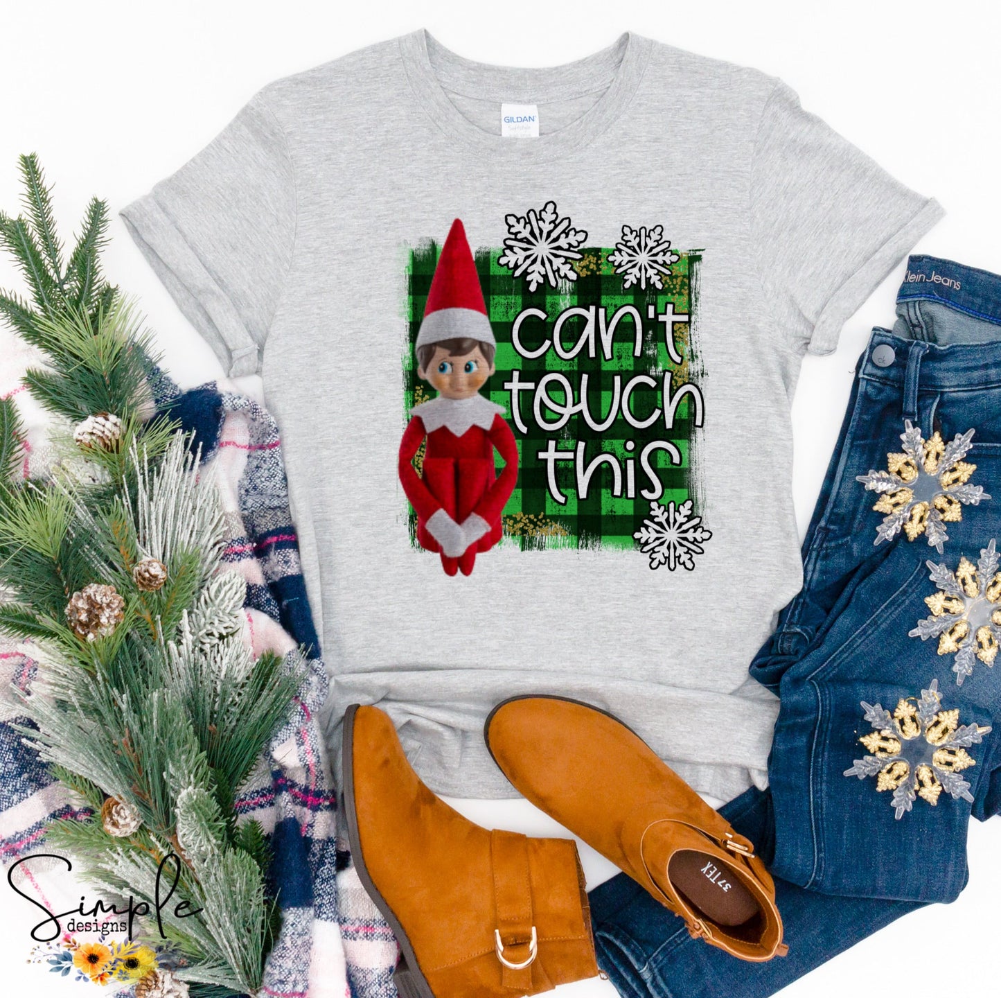 Can’t Touch This Elf Sublimation Heat Transfer Sheet