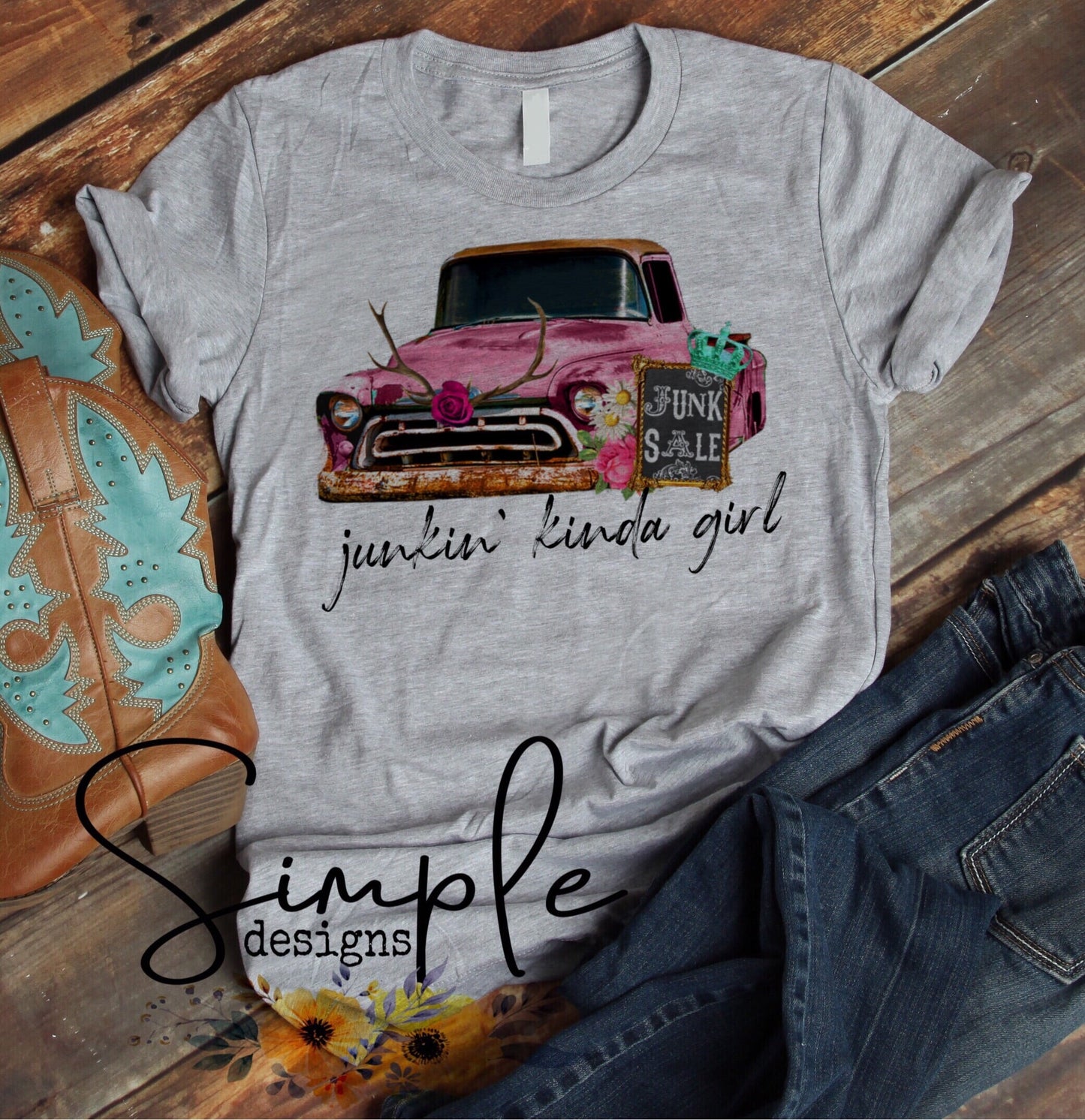 Junkin Kinda Girl Sublimation Heat Transfer Sheets