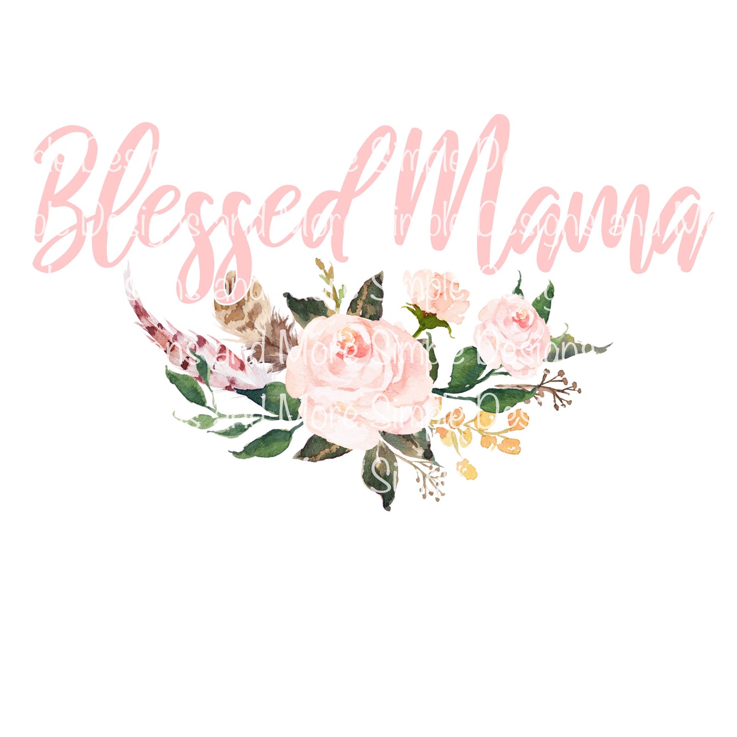 Blessed Mama Sublimation Heat Transfer Sheet Temp