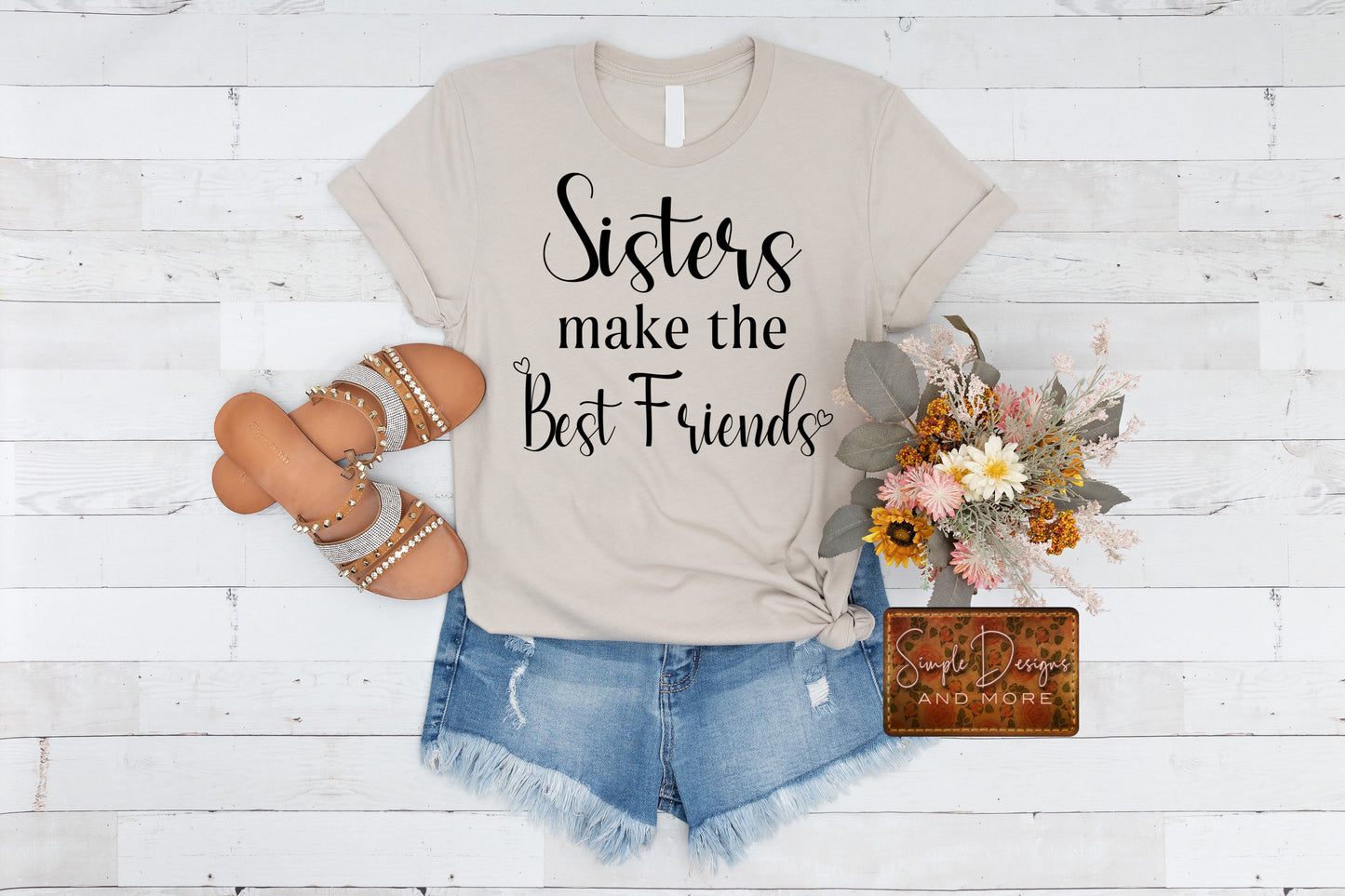 Sister Make the Best Friends Sublimation Heat Transfer Sheets