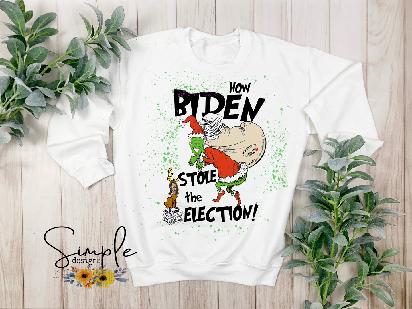 How Biden Stole the Election Sublimation Heat Transfer Sheets