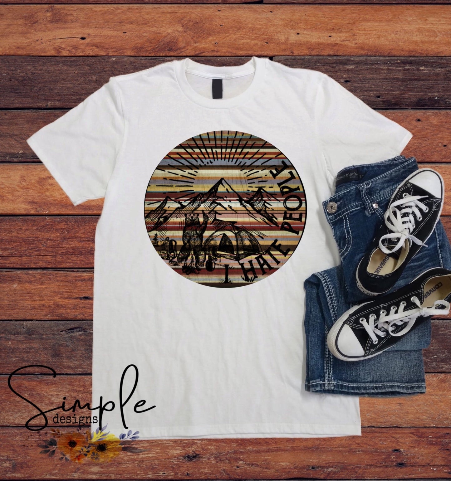 I Hate People Sublimation Heat Transfer Sheet