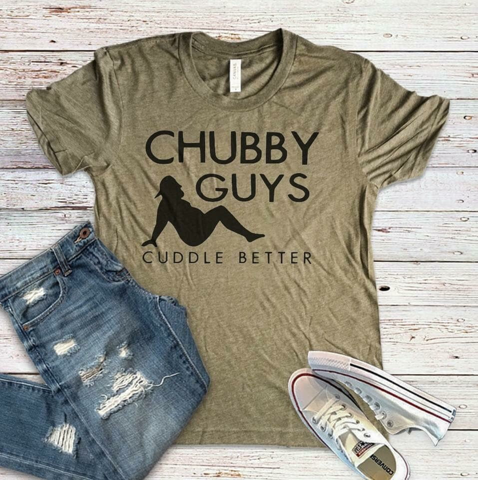 Chubby guys Cuddle Better Sublimation Heat Transfer Sheet