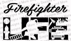 Firefighter Life Sublimation Heat Transfer Sheet