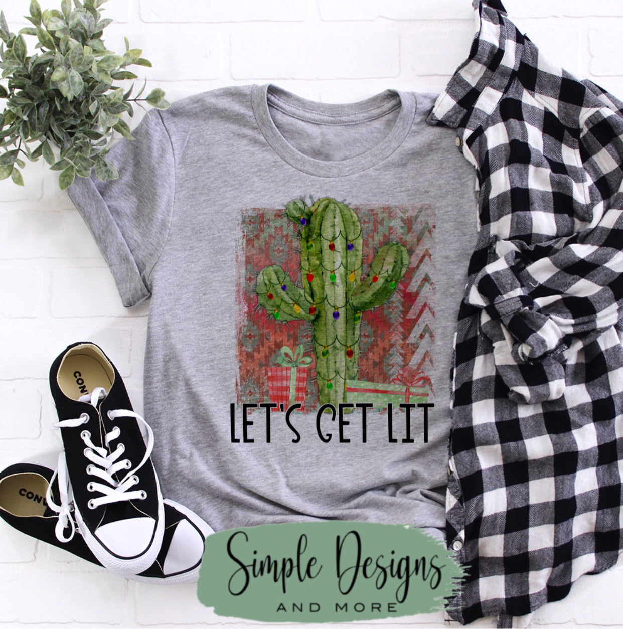 Let’s Get Lit Cactus Sublimation Heat Transfer Sheet