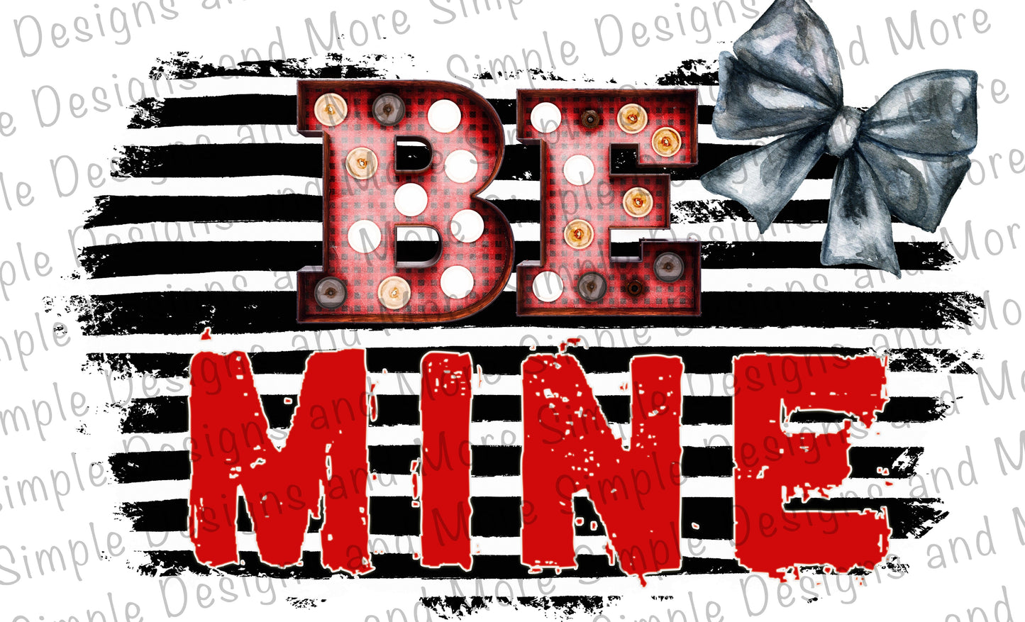 Be Mine, Heart, Valentine’s Day Sublimation Heat Transfer Sheets