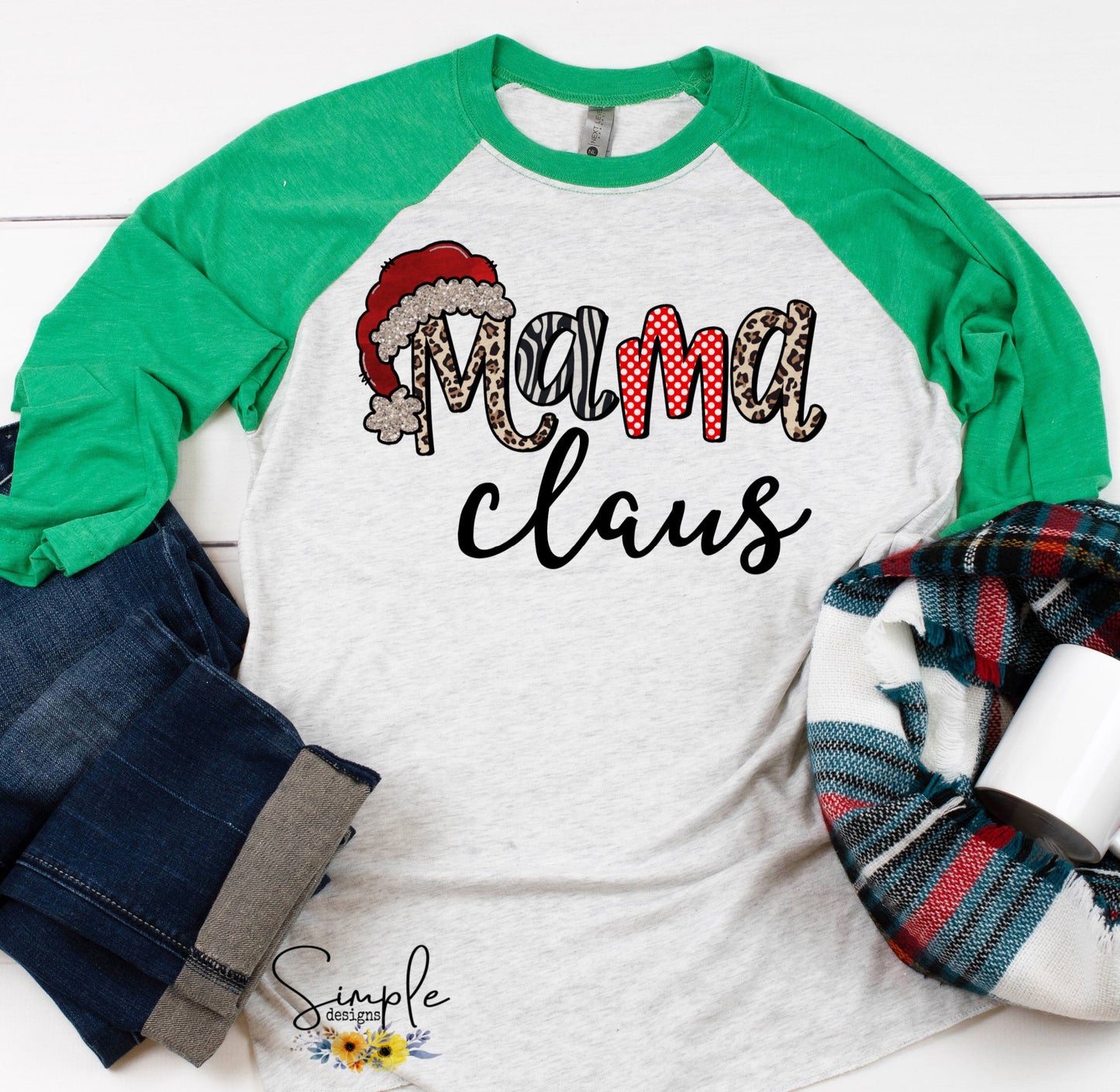 Mama Claus Sublimation Heat Transfer Sheet