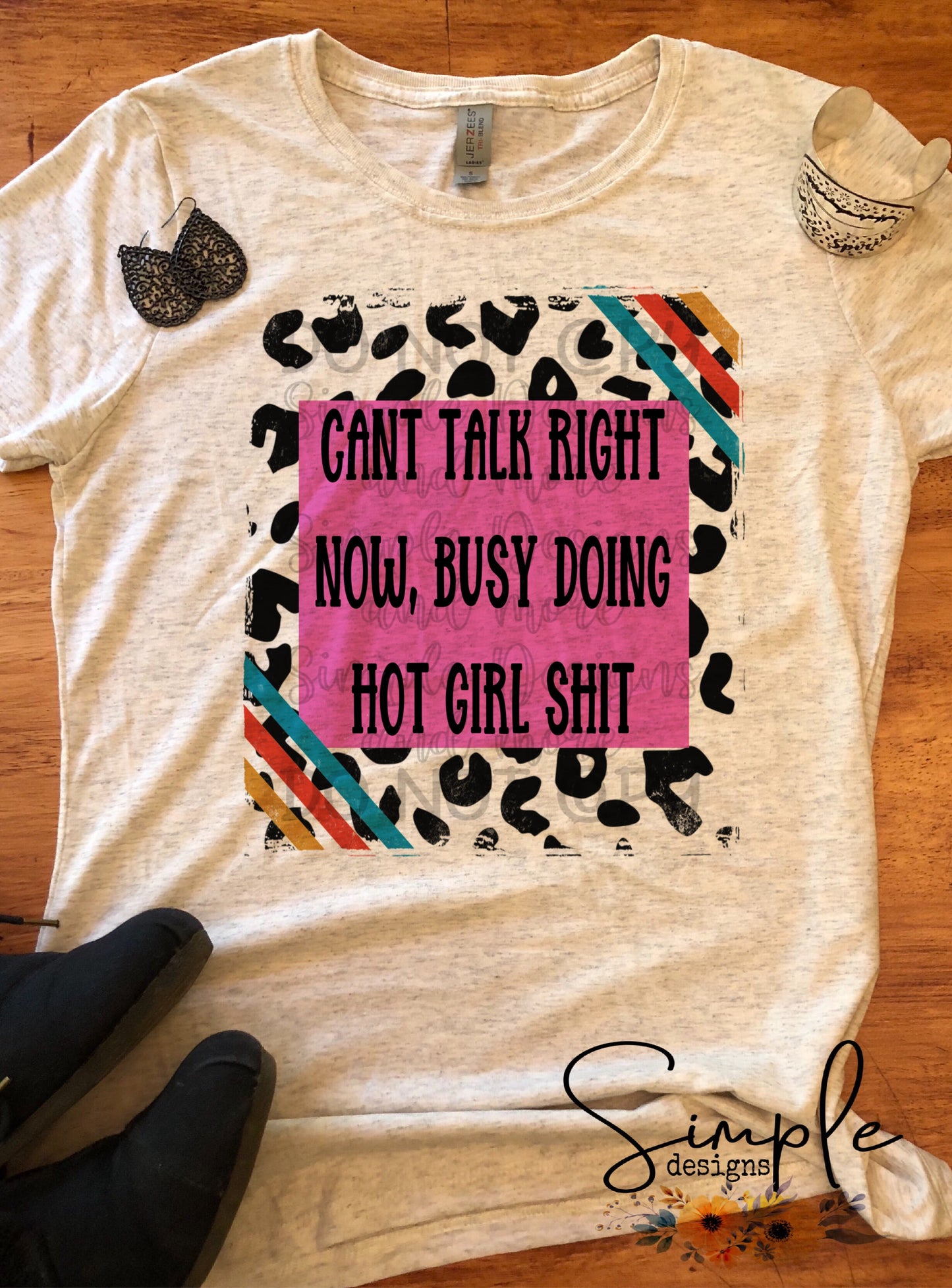 Cant Talk Right Now, Busy Doing Hot Girl Shit Sublimation Heat Transfer Sheets