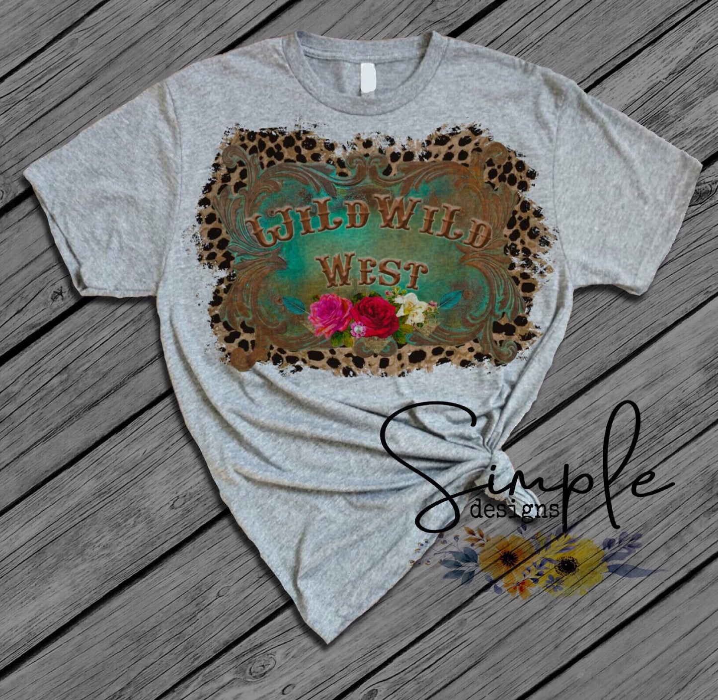 Wild Wild West Sublimation Heat Transfer Sheet