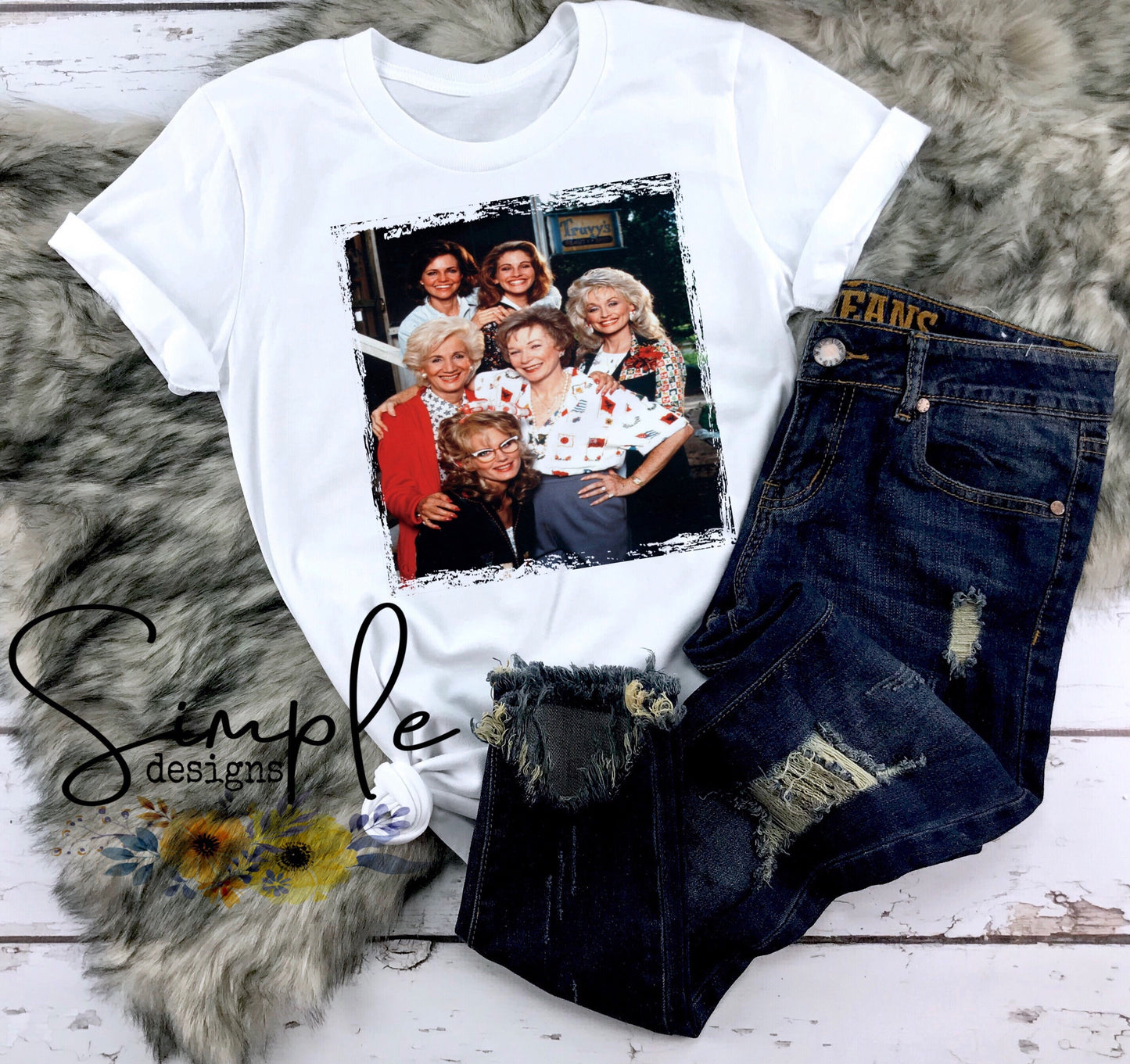 Steel Magnolias Sublimation Heat Transfer Sheet