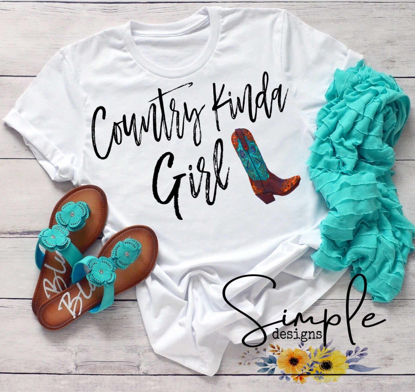 Country Kinda Girl Sublimation Heat Transfer Sheets