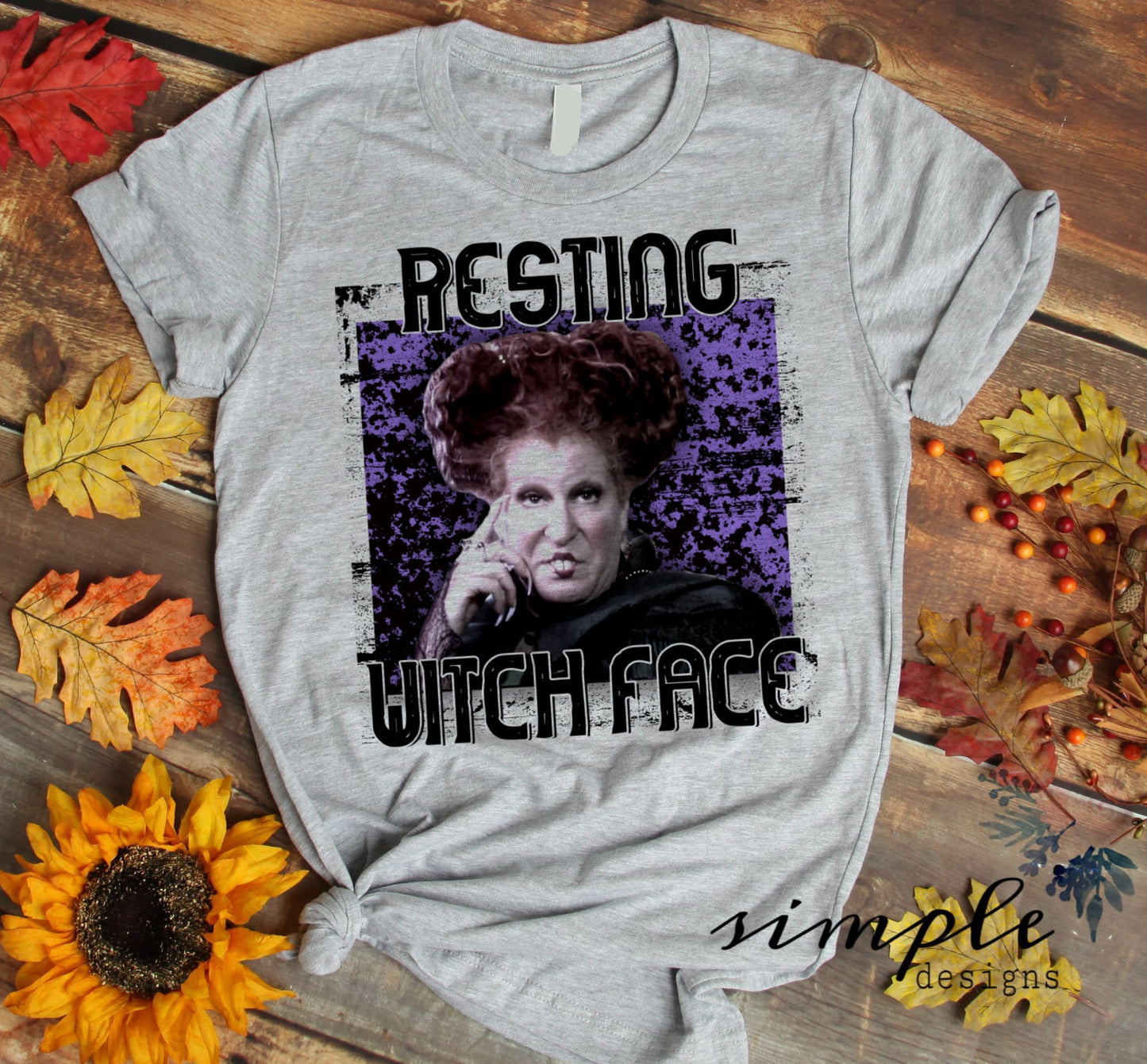Resting Witch Face Sublimation Heat Transfer Sheets