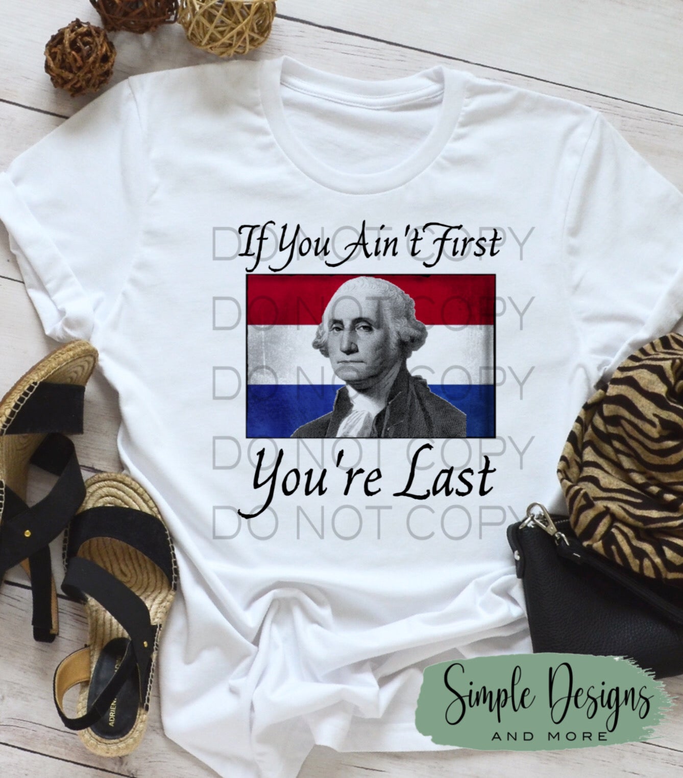 If You Ain’t First You’re Last Sublimation Heat Transfer Sheet