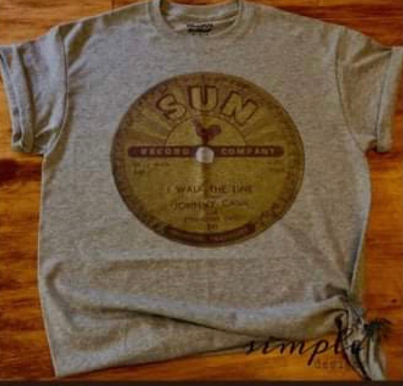 Sun Records I Walk the Line Sublimation Heat Transfer Sheets